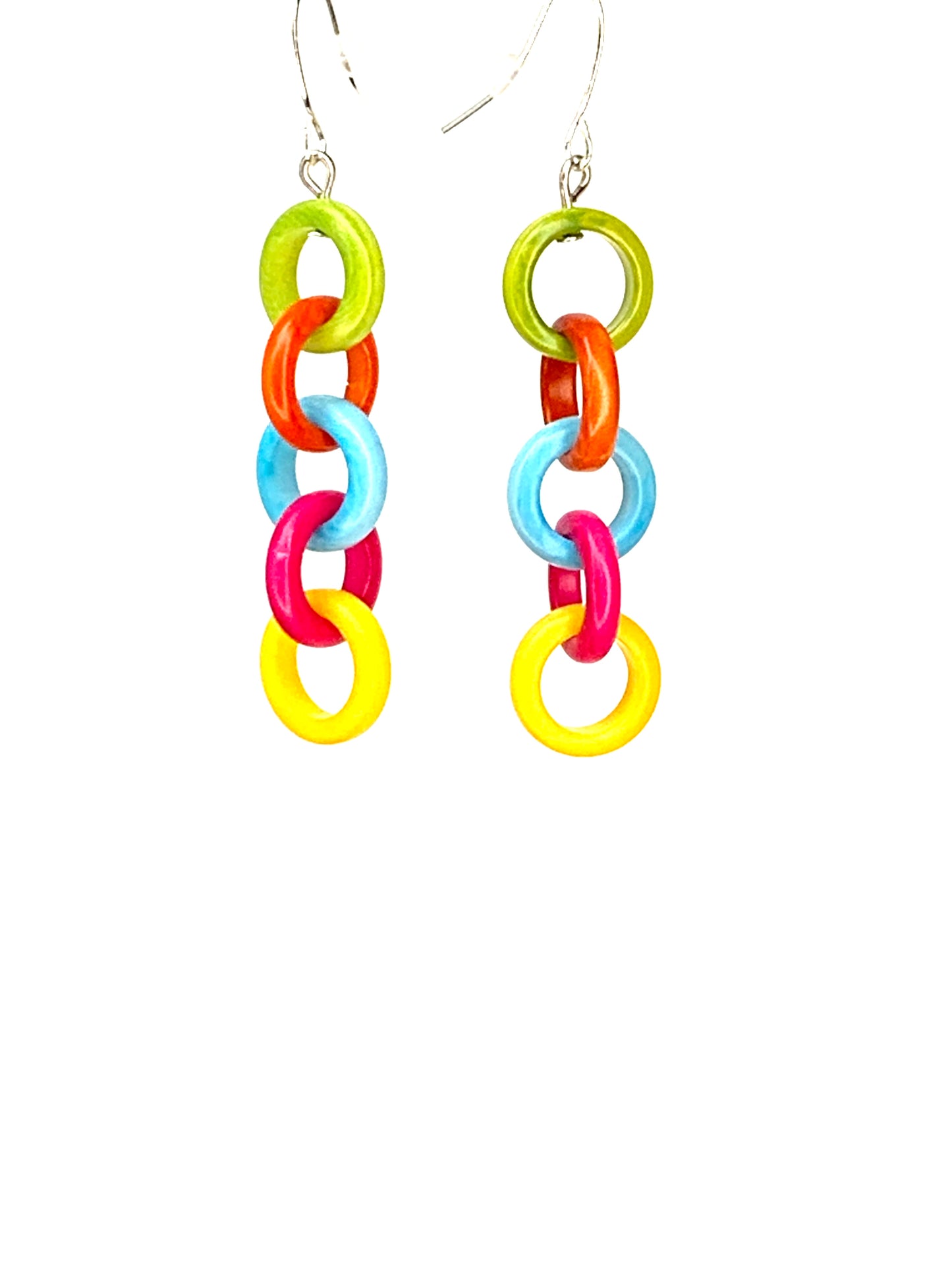 Rainbow Rings Earrings x5