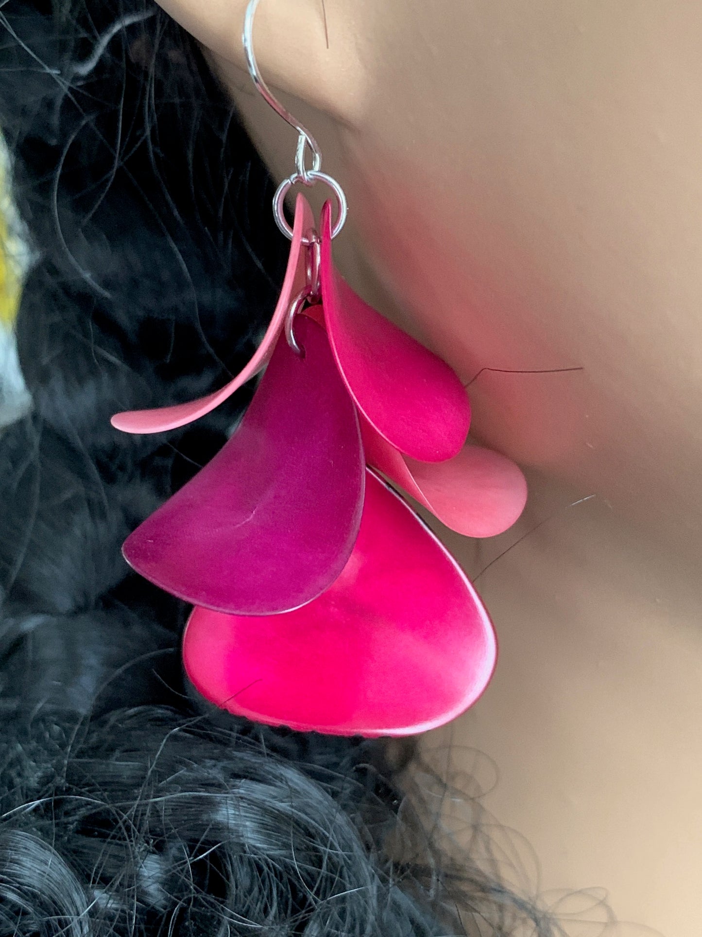 Vineyard Blush, Deep Pink, Raspberry, Purple Petals x5