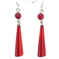 Contemporary Cone Tagua Earrings